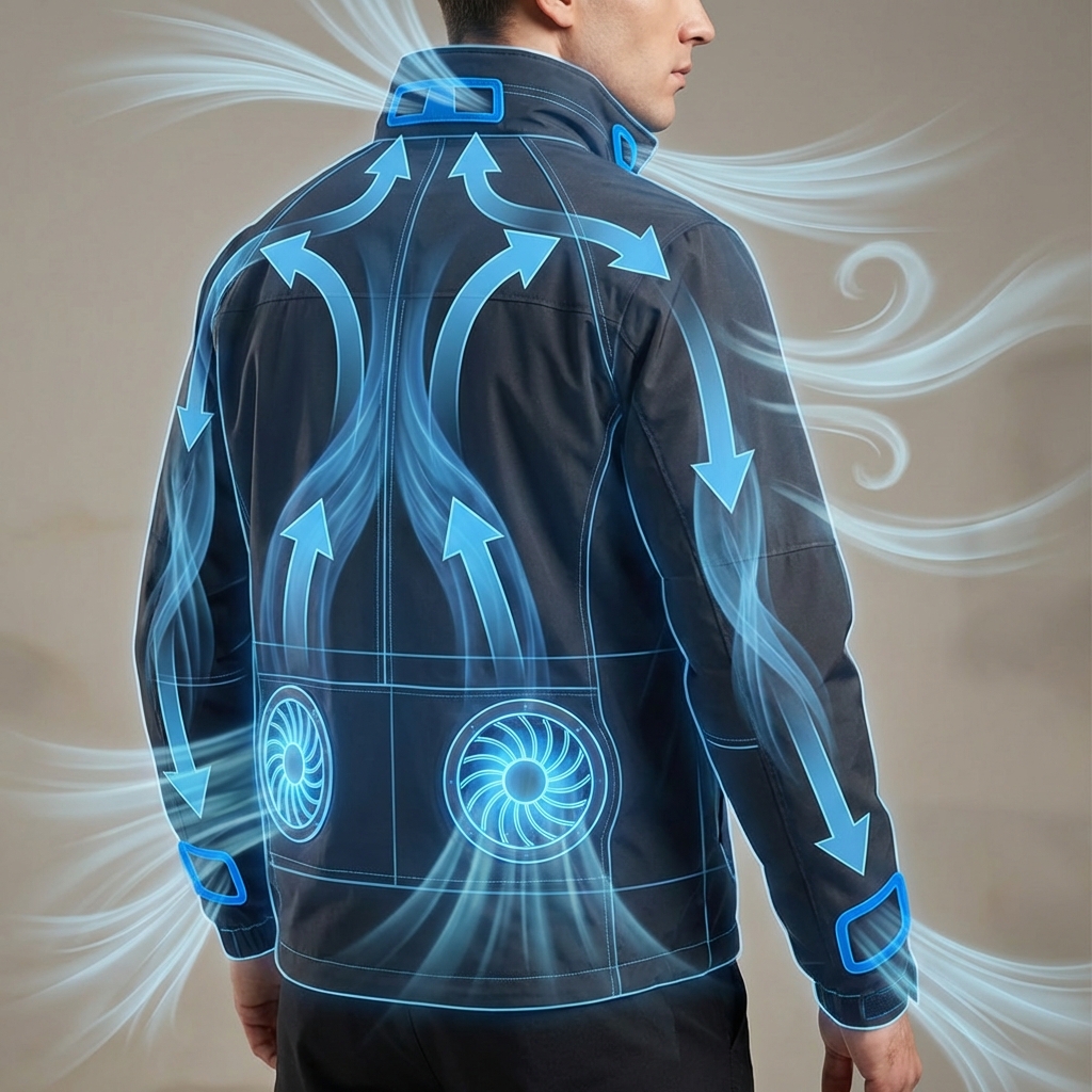 空調服の仕組み図解