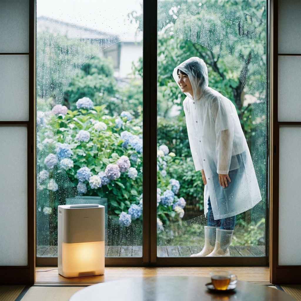 梅雨の空調服活用